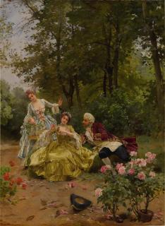 Louis Marie De Schryver - La Becquée