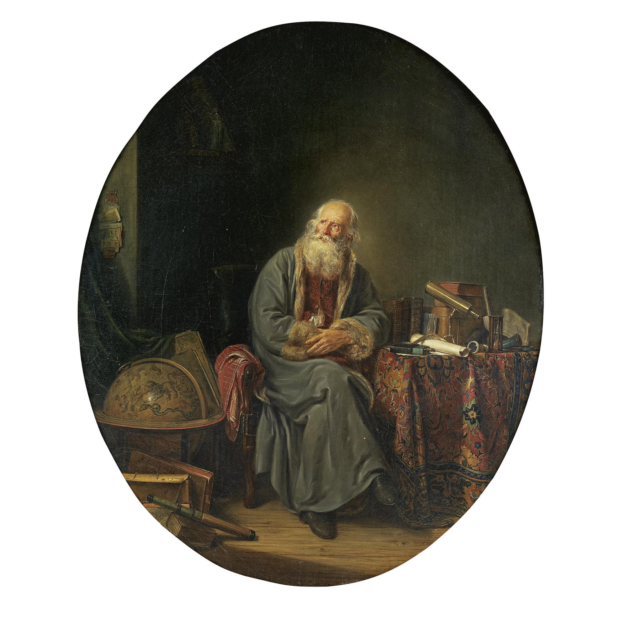 Louis Marie Marc Antoine Bilcoq - The Astronomer