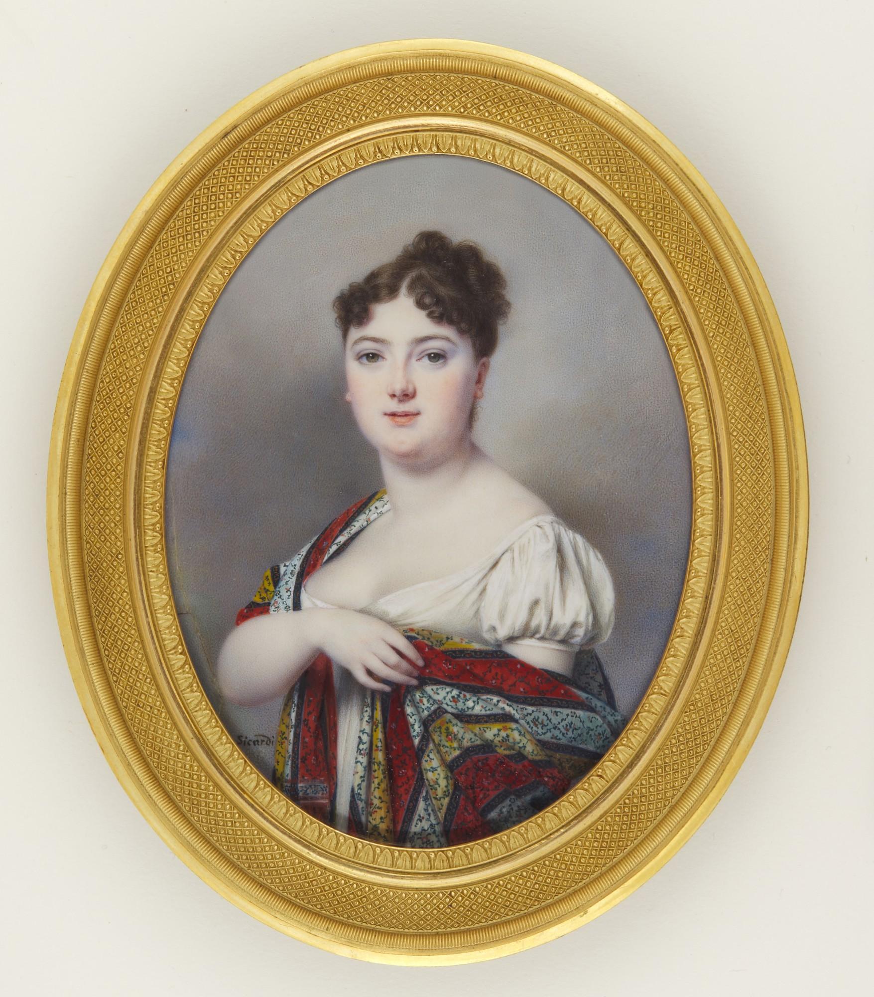Louis Marie Sicardi - Portrait of a lady