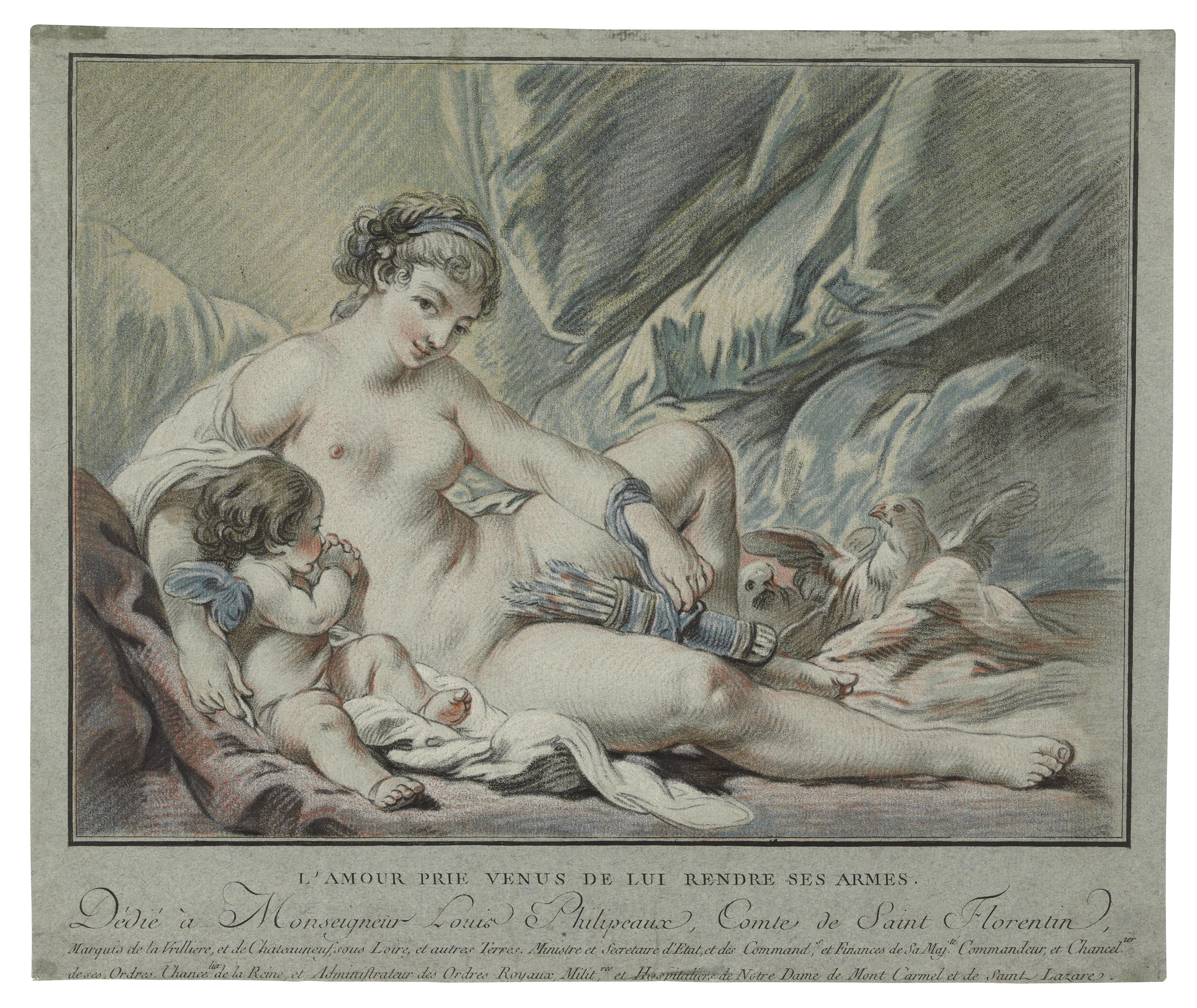 Louis-Marin Bonnet - L\'Amour prie Venus de lui rendre ses armes