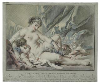 Louis-Marin Bonnet - L\'Amour prie Venus de lui rendre ses armes