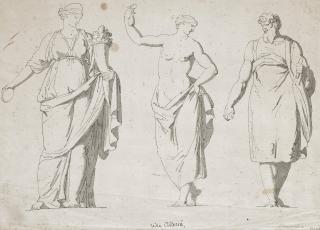 Louis Masreliez - Sculptures from Villa Albani, Rome