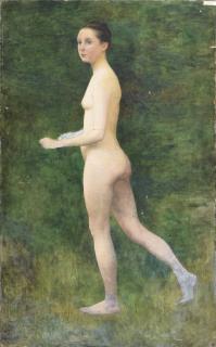 Louis-Maurice Boutet De Monvel - Etude Pour La Jeune Diane