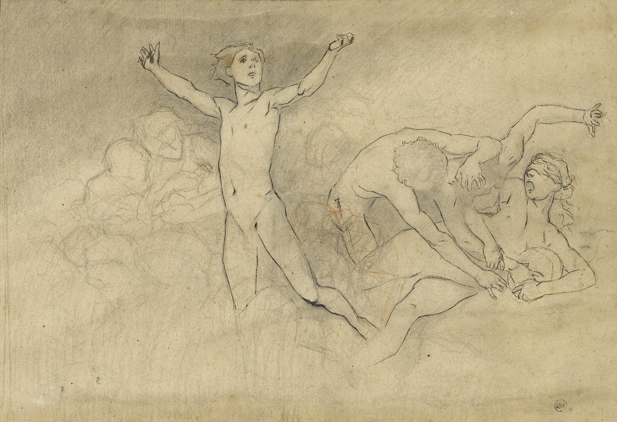 Louis-Maurice Boutet De Monvel - Etudes Pour Des Scènes De Guerre