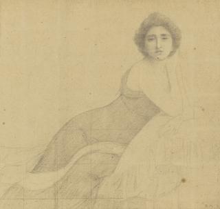 Louis-Maurice Boutet De Monvel - Etudes Pour Le Portrait De Monsieur Et Madame Benjamin Boutet De Monvel ; Portraits De Jeunes Femmes ; Le Baiser (Xavière, 1890)