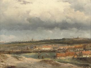 Louis Meijer - An extensive view over the dunes, Scheveningen