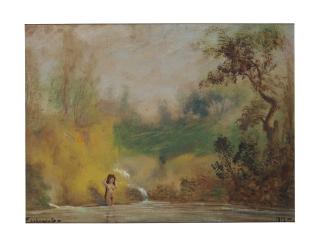 Louis Michel Eilshemius - Bathing nude