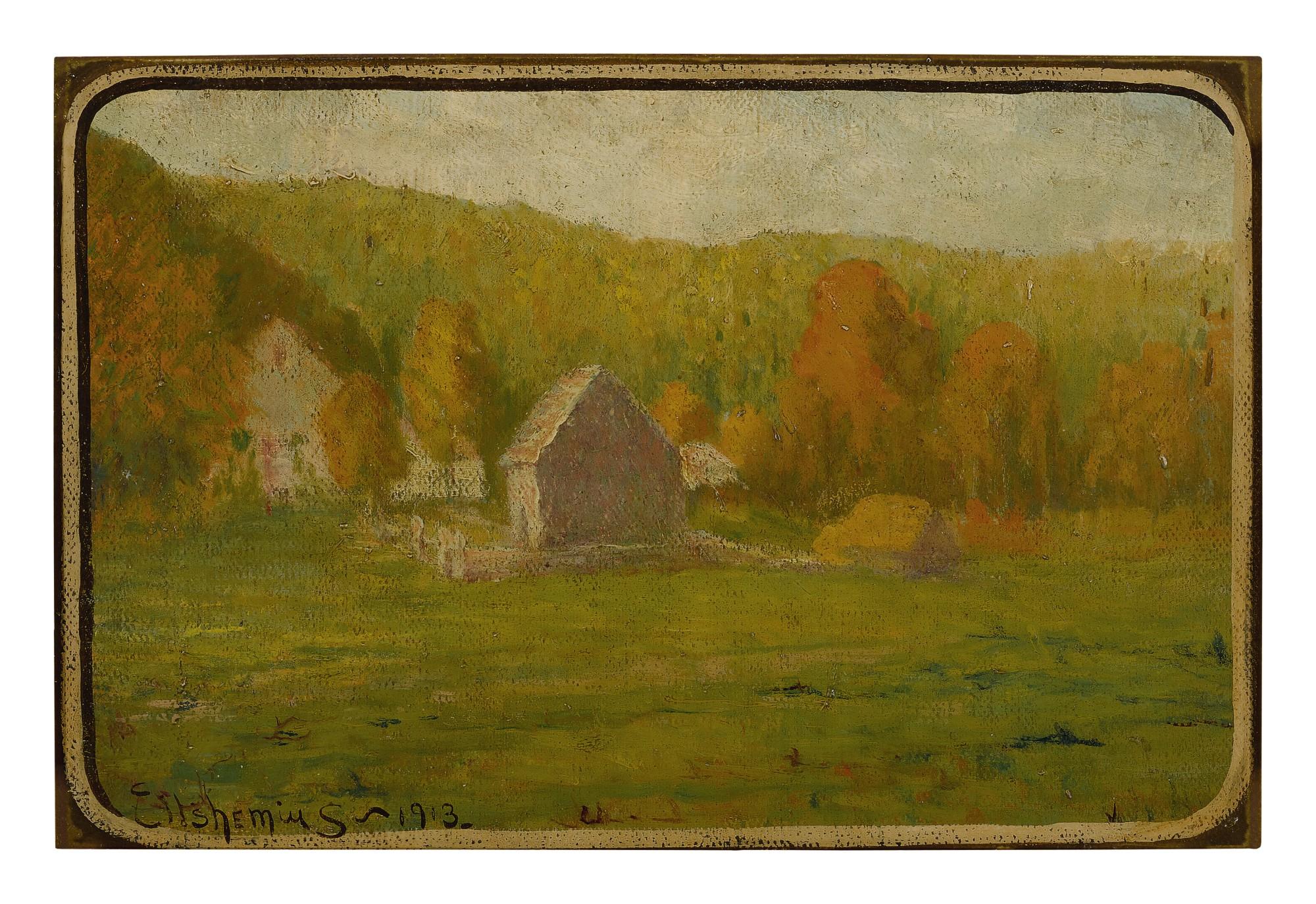 Louis Michel Eilshemius - Country Landscape