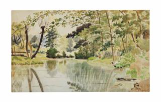 Louis Michel Eilshemius - Country Stream