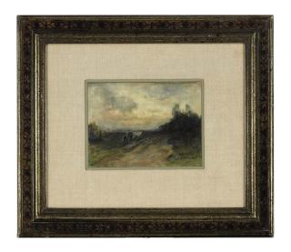 Louis Michel Eilshemius - Landscape with Man Plowing