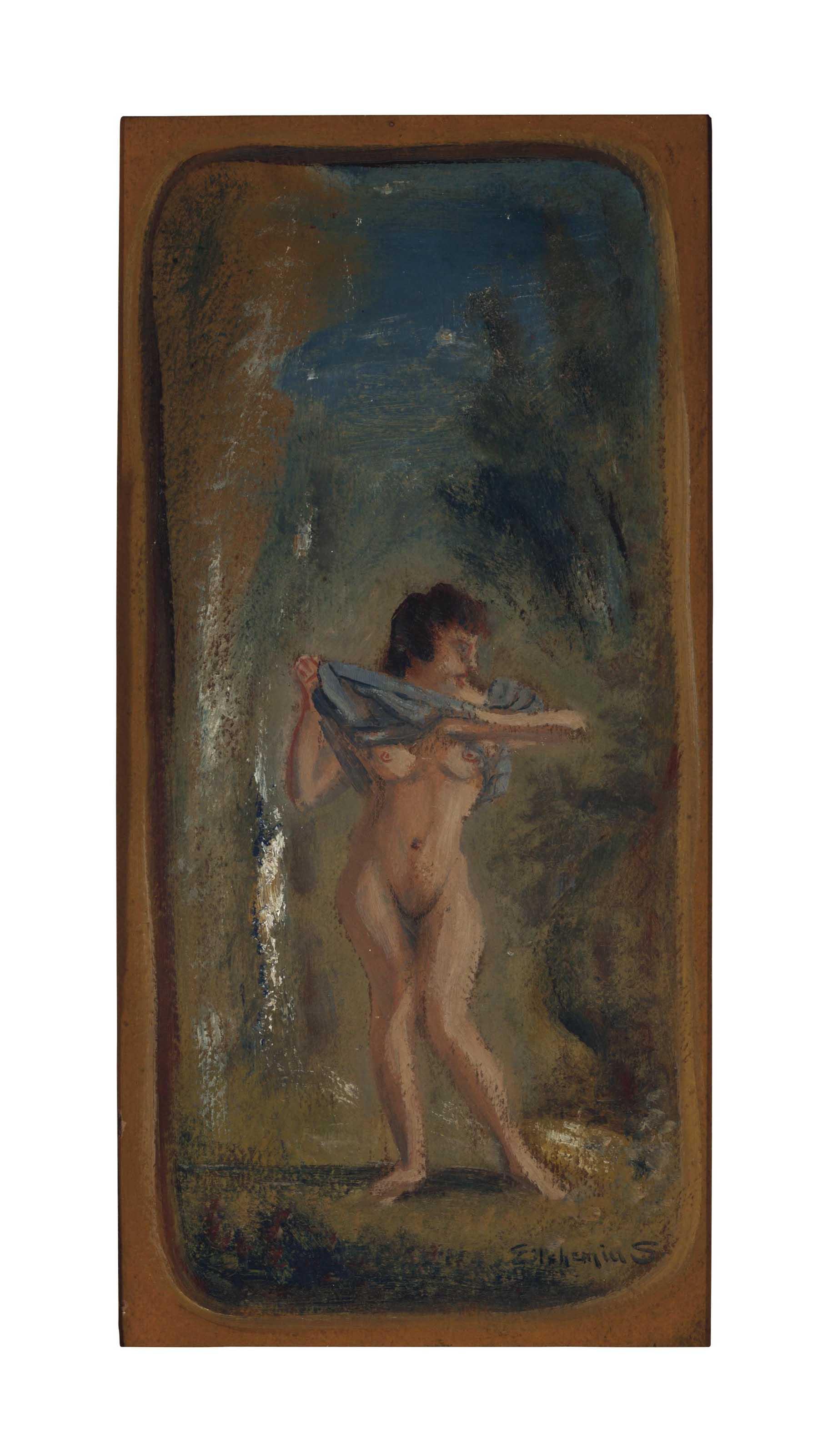 Louis Michel Eilshemius - Standing nude