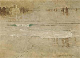 Louis Monro Grier, R.B.A. - St Ives, low tide