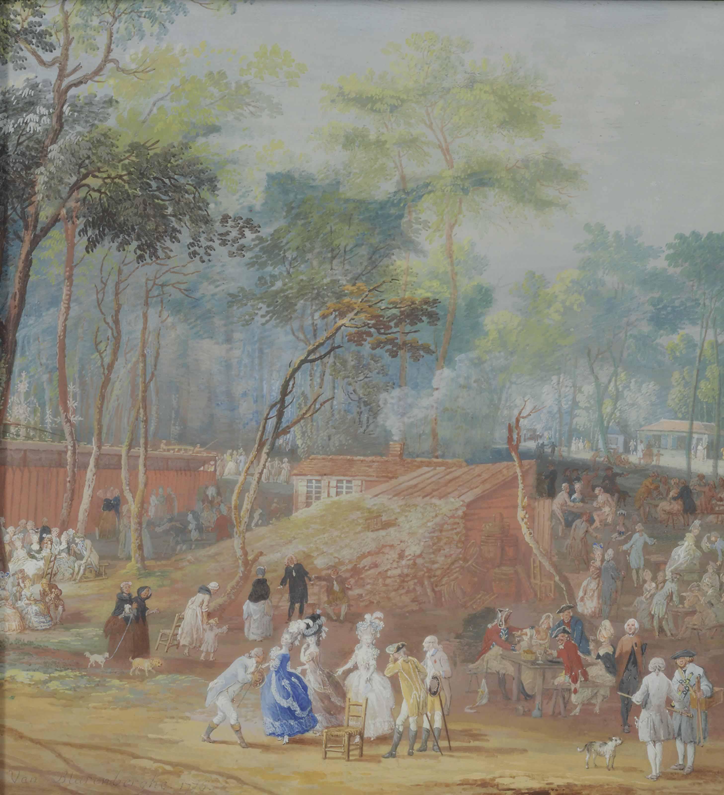 Louis-Nicolas Van Blarenberghe - Les Champs-Elysées