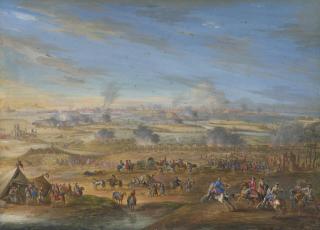 Louis-Nicolas van Blarenberghe - The siege of a city under Louis XIV