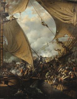 Louis-Philippe Crépin - Scène D\'Abordage, Probablement Le Combat De La \