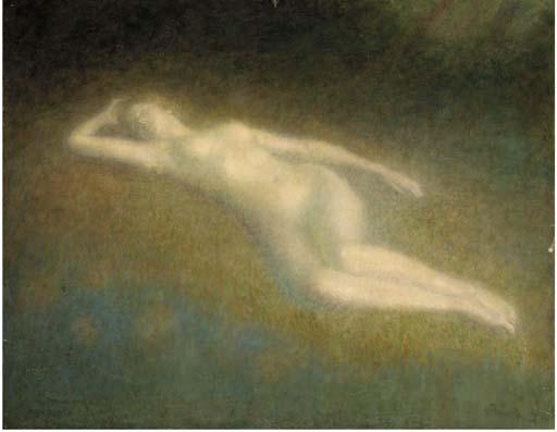 Louis Picard - A reclining female nude