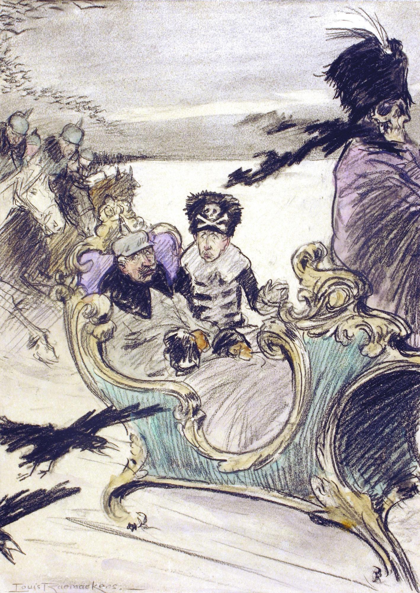 Louis Raemaekers - Father, Is It Still A Long Way To The Beresina?