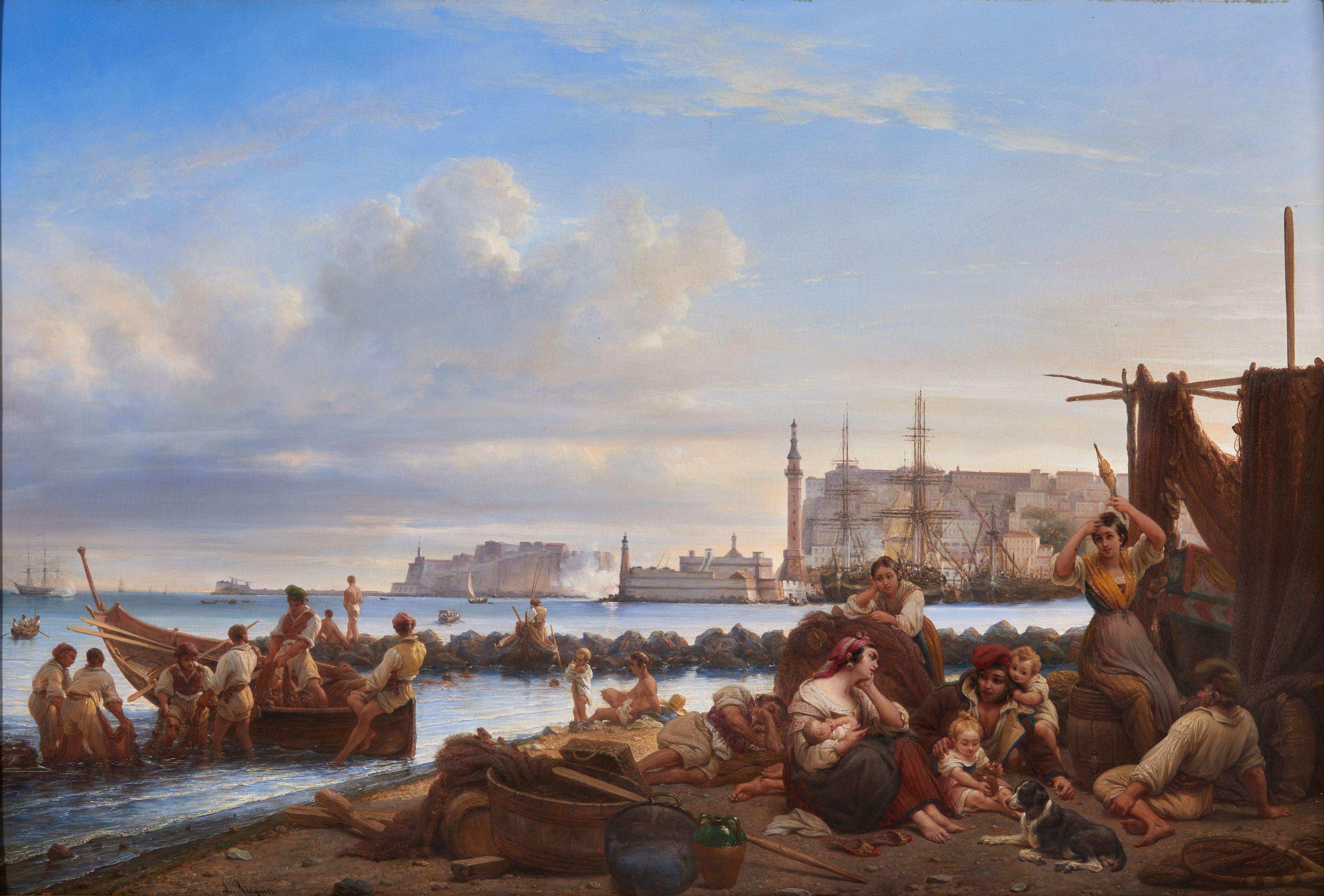 Louis Ricquier - Lazzerone, Naples