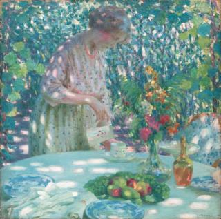 Louis Ritman - Tea in the Garden