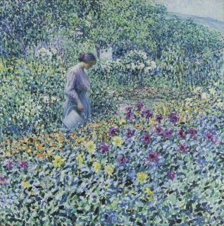 Louis Ritman - Woman With Watering Can