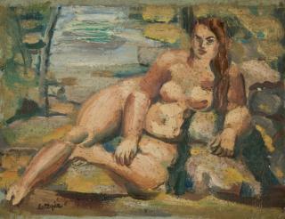 Louis Robert Arthur Latapie - Nu féminin (et une autre oeuvre)