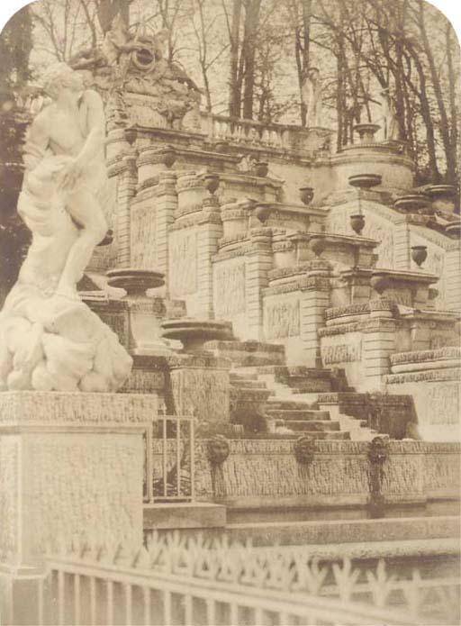 Louis Robert - Fontaine Dans Le Parc du Château de St. Cloud, C.1852