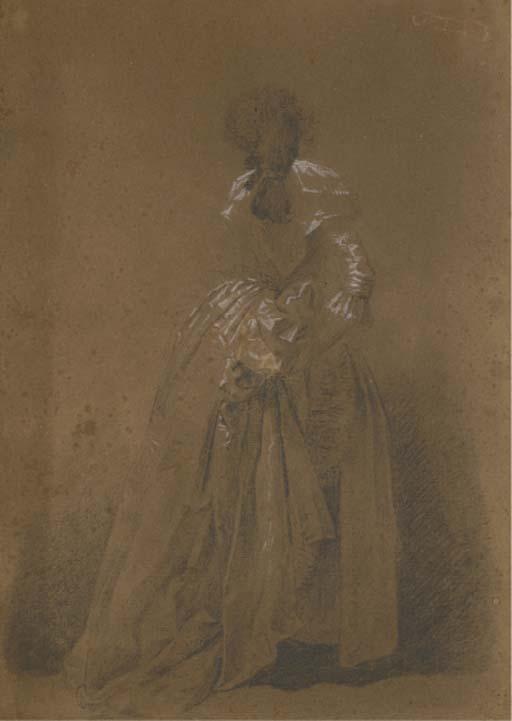 Louis-Roland Trinquesse - Une femme vue de dos