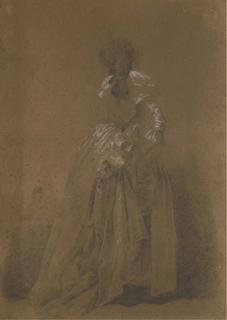 Louis-Roland Trinquesse - Une femme vue de dos