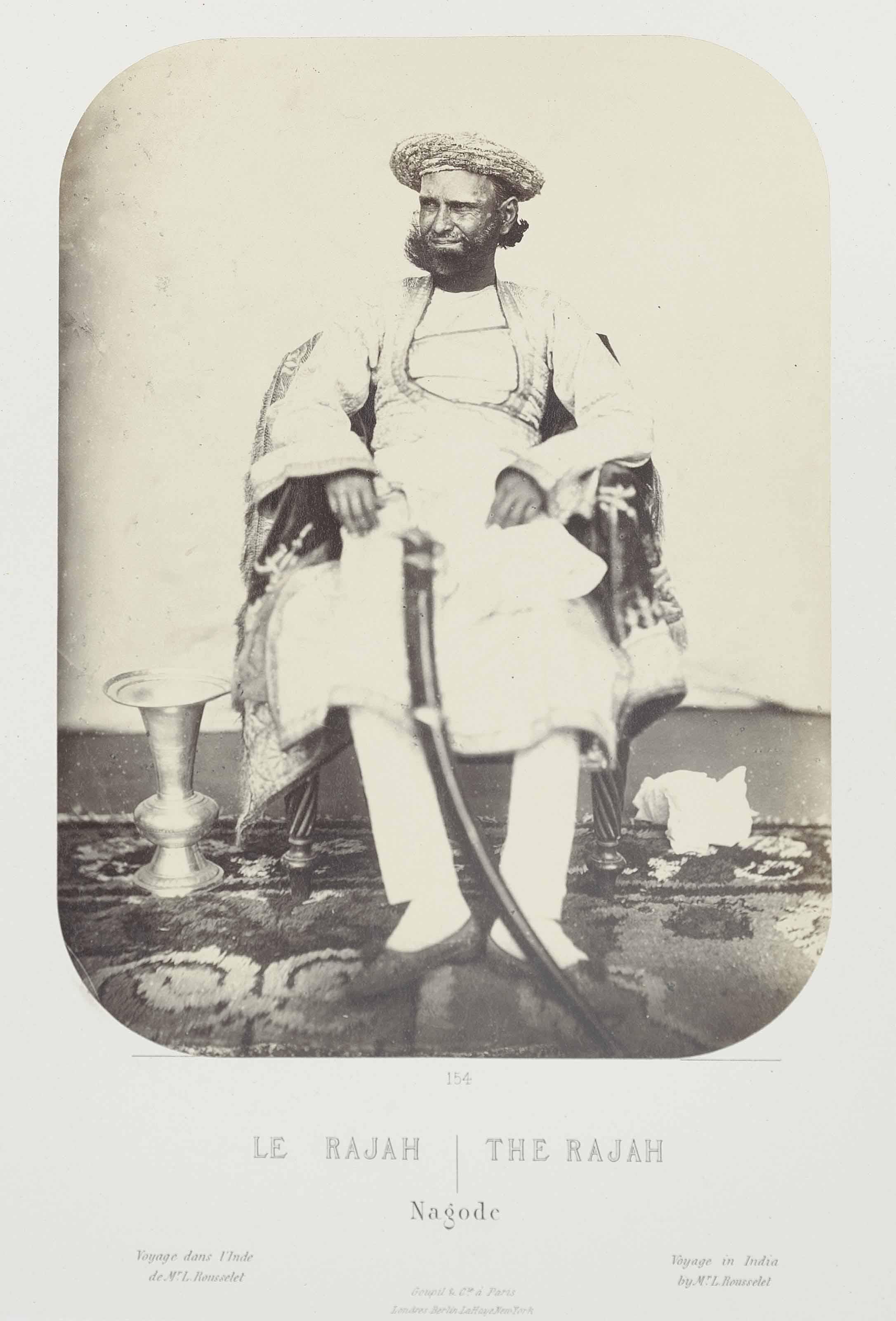 Louis Rousselet - A Royal Natch in the island of Jug Navas Oudeypour; Gardens of Jug Navas Oudeypour; The Maha Rana and the British Agent; The Doorgha of Kwaja Syed Ajmeer; Street of the Seths Ajmeer; The King\'s Temples Ulwur; and The Rajah