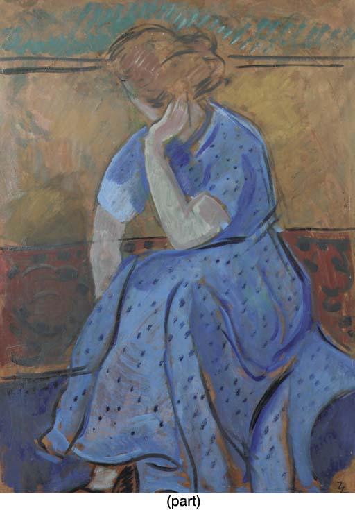 Louis Saalborn - Zittende Vrouw