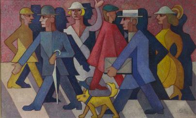 Louis Schrikkel - Oversteek Brompton Road