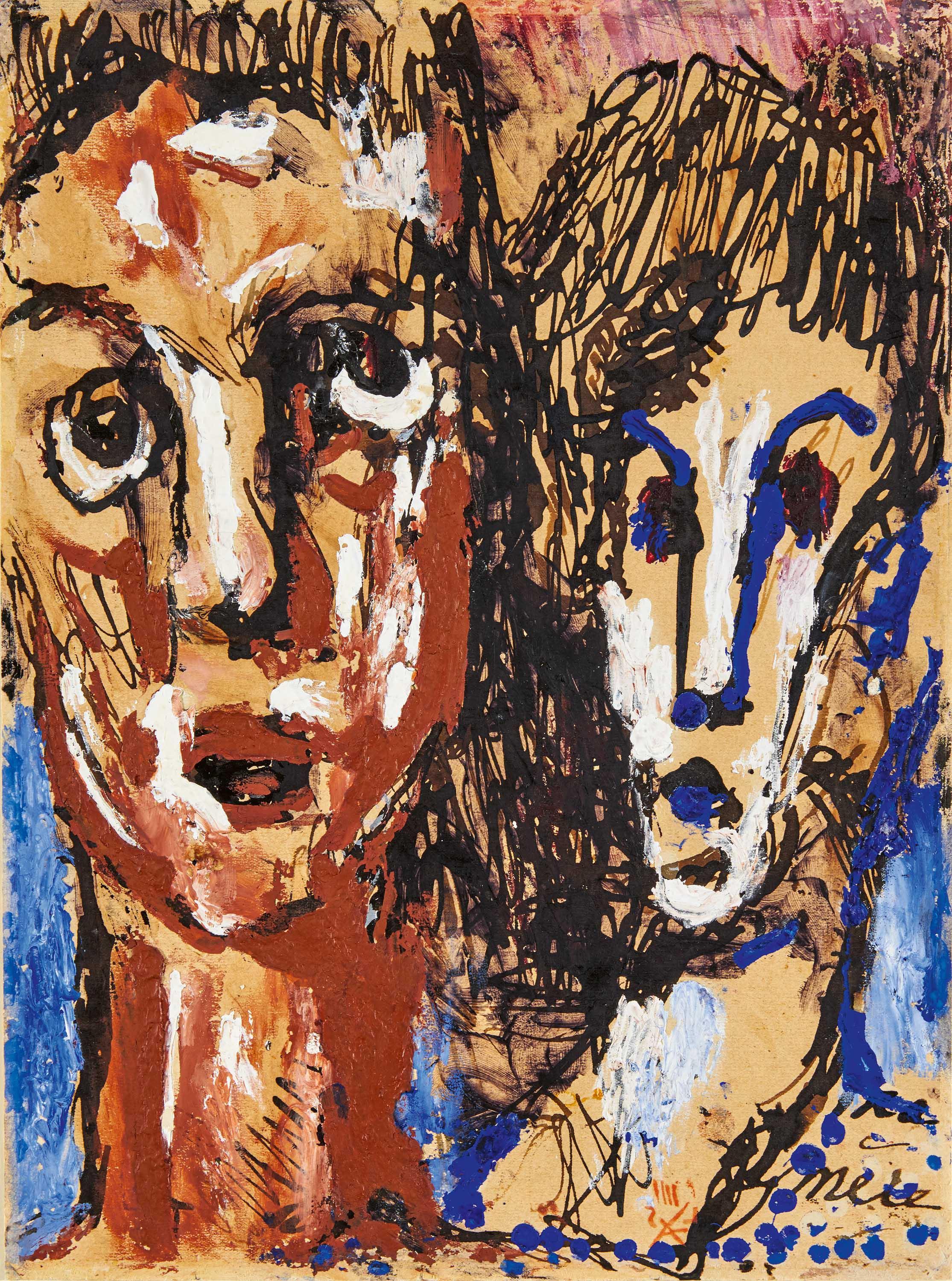 Louis Soutter - Couple.