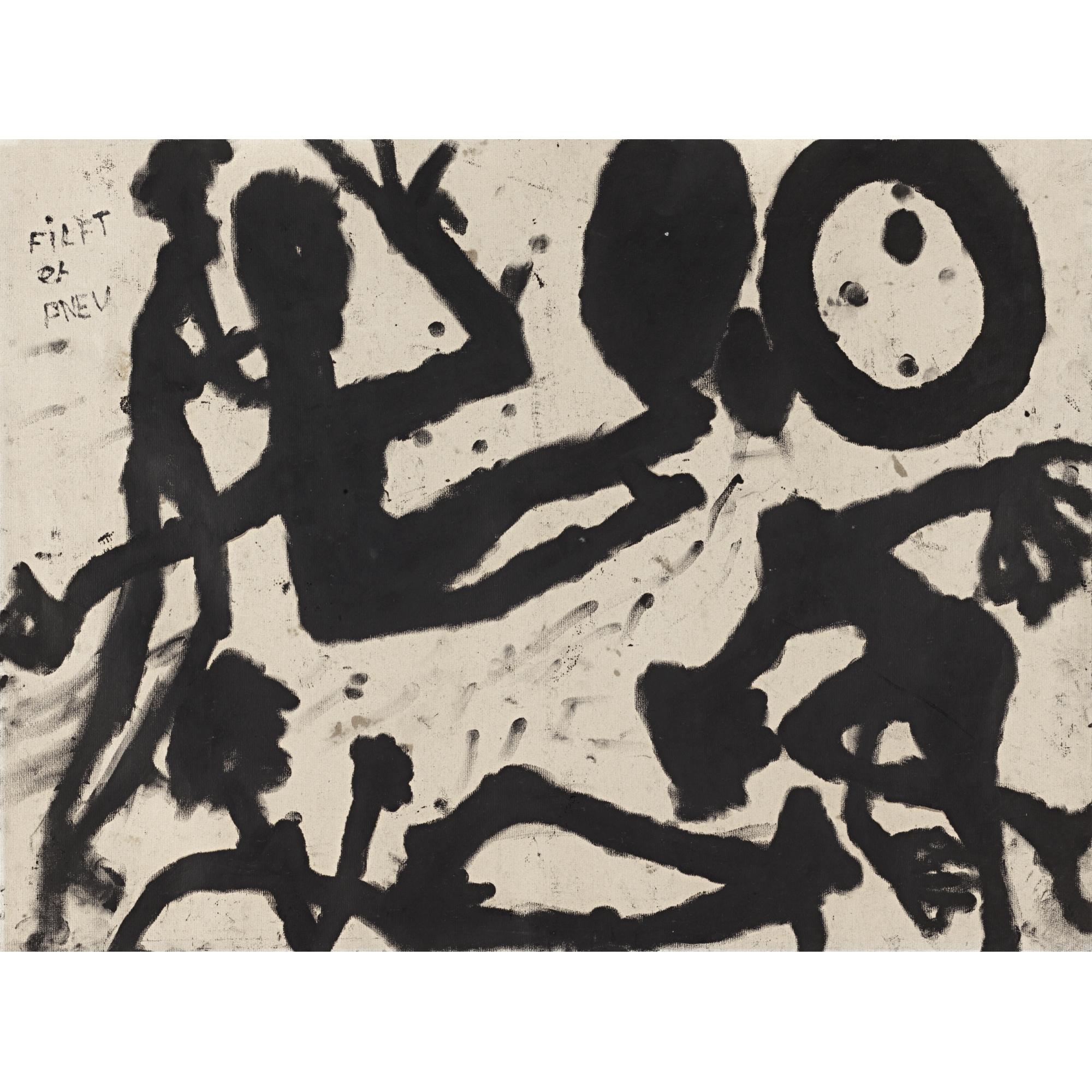 Louis Soutter - Filet Et Pneu Group Of Persons With Tyre