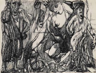 Louis Soutter - Tableau étude