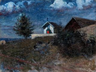 Louis Sparre - Evening Landscape.