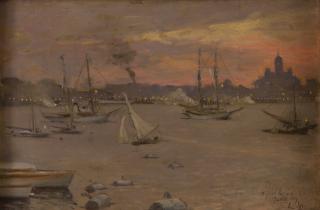 Louis Sparre - Helsinki Harbour.