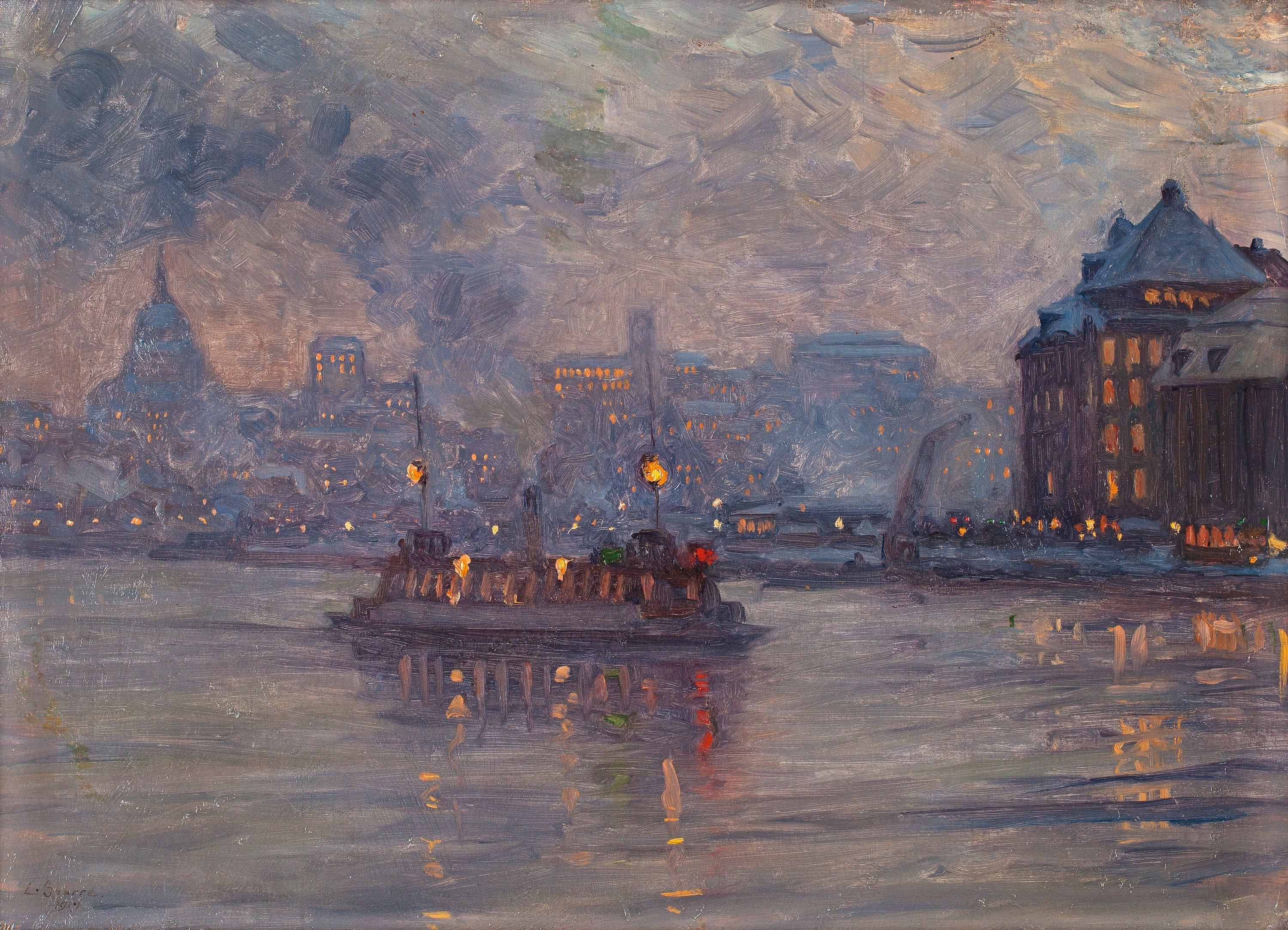 Louis Sparre - View from Skeppsholmen, Stockholm.