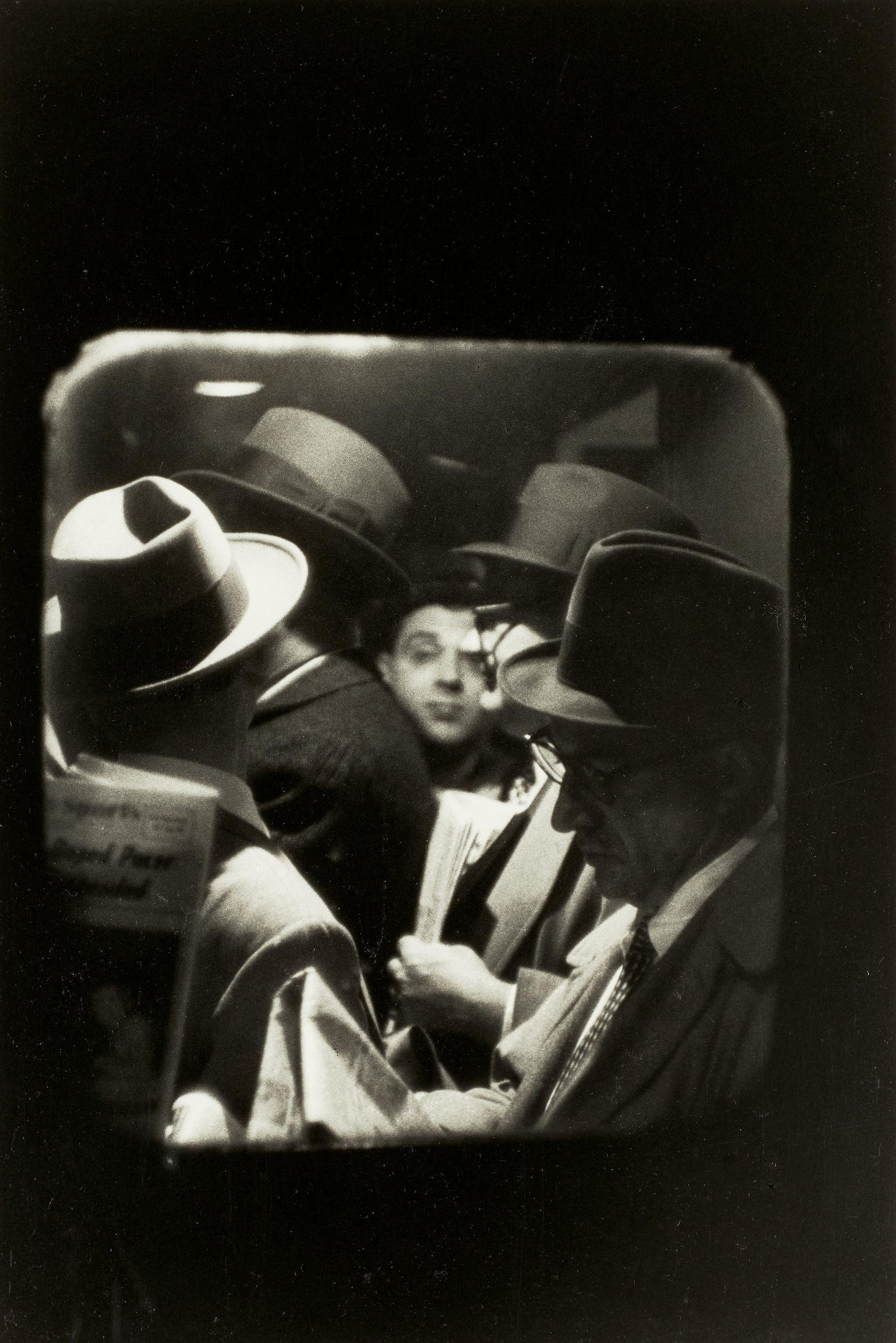 Louis Stettner - Penn Station (View through a subway window) and Penn Station 2