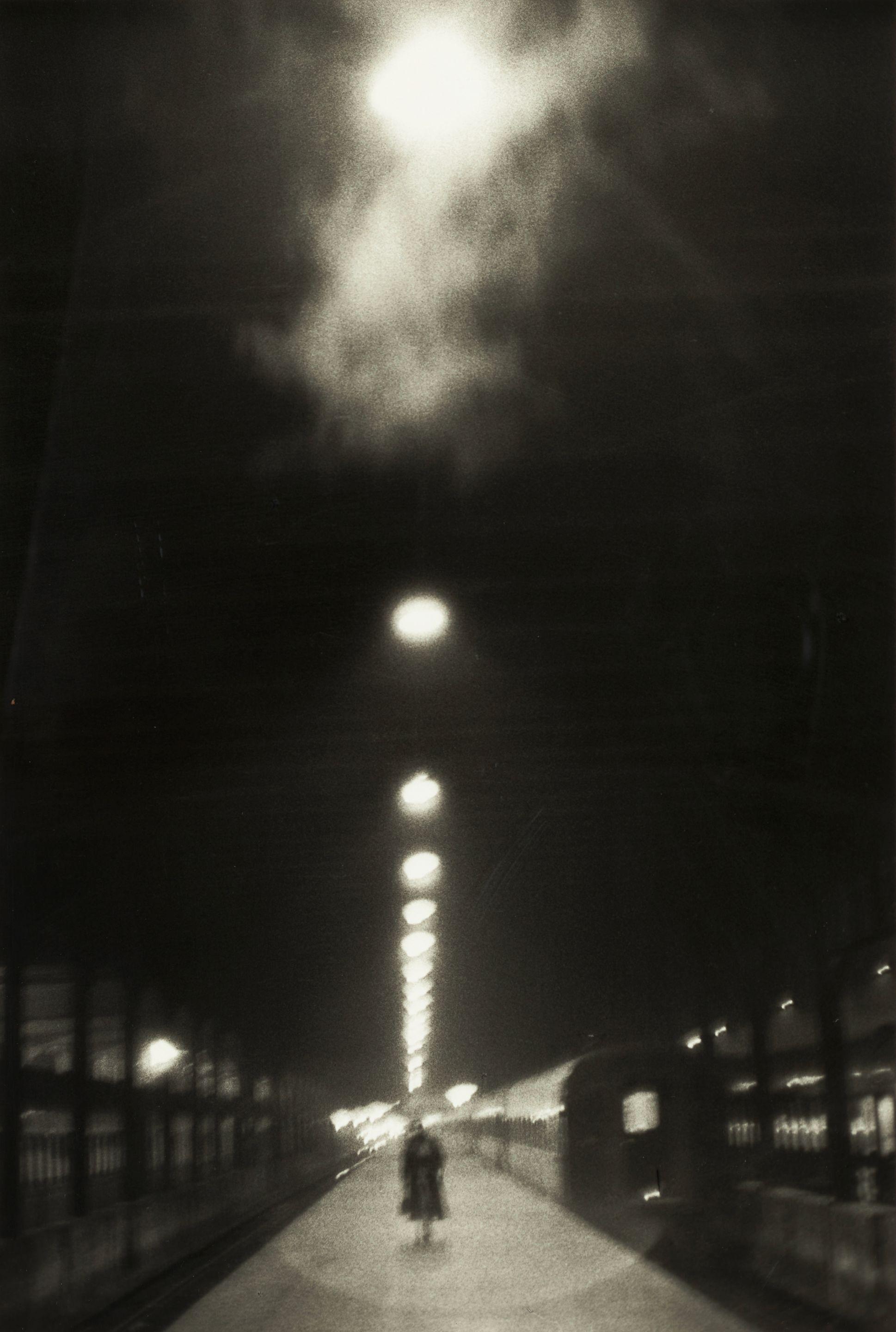 Louis Stettner - \'Penn Station\' (Woman on Empty Platform, New York)