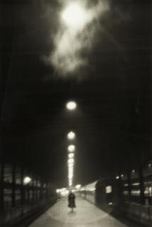 Louis Stettner - \'Penn Station\' (Woman on Empty Platform, New York)