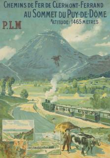 Louis Tauzin - Chemins de fer de Clermont-Ferrand, au sommet du Puy-de-Dôme