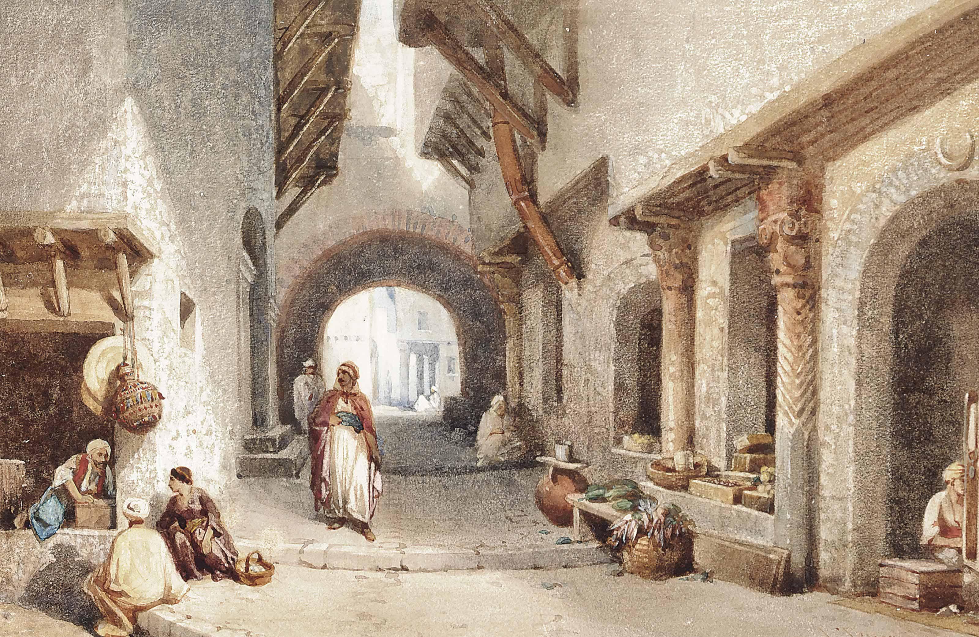 Louis Tesson - Conversations in the bazaar