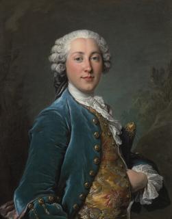Louis Tocqué - Portrait en buste du marquis Charles David Godefroy de Senneville