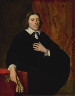 Louis Vallée - Portrait Of A Gentleman, Three-Quarter Length