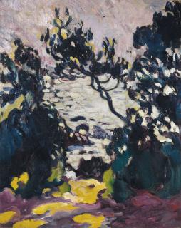 Louis Valtat - Arbres en bord de mer dans le midi