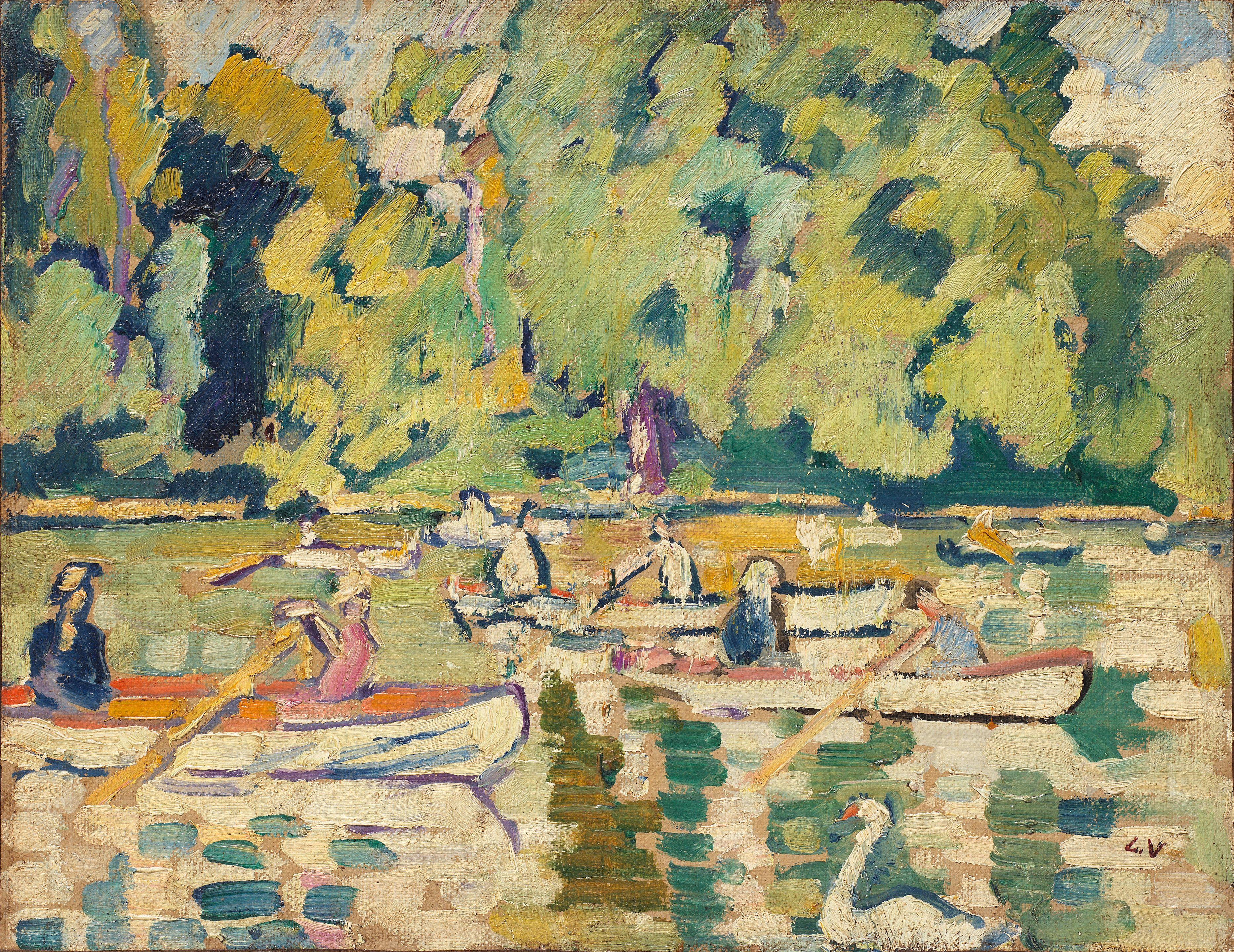 Louis Valtat - Barques au bois de Boulogne