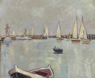 Louis Valtat - Barques et Voiliers à Ouistreham