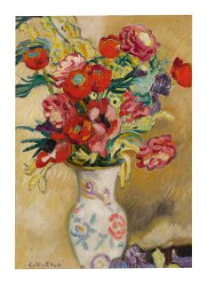 Louis Valtat - Bouquet Au Vase De Faïence