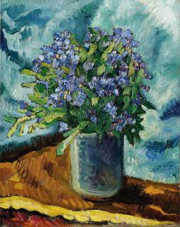 Louis Valtat - Bouquet de myosotis