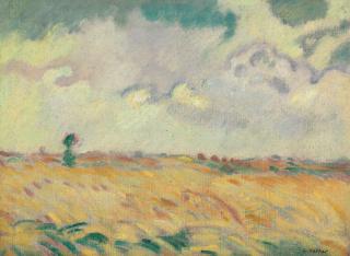 Louis Valtat - Champs de blé en Normandie